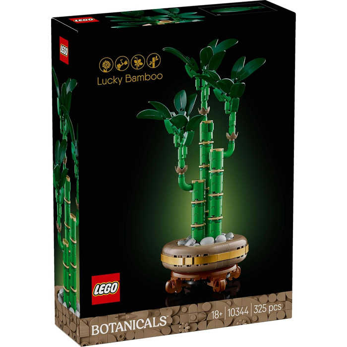 Конструктор LEGO Botanicals Lucky Bamboo 10344, 325 деталей, штучний бамбук
