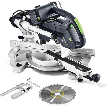 Поперечна пила Festool KS 60 E KAPEX (з пиляльним диском WOOD UNIVERSAL, гвинтовим затискачем, шестигранним ключем)