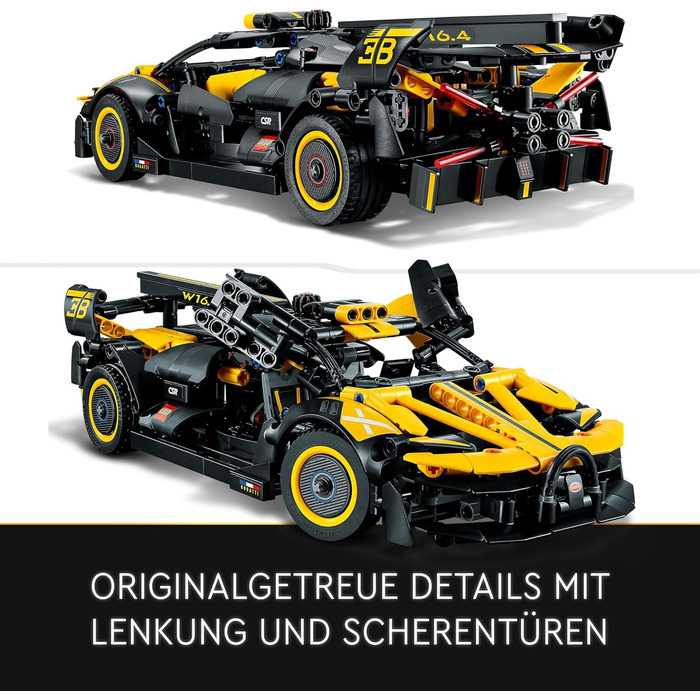Конструктор LEGO Technic 42151, модель Bugatti Bolide, 905 деталей