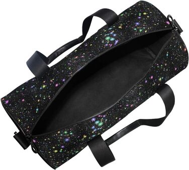 Спортивна сумка Космічний Райдуга з міцного канвасу для подорожей та спорту, унісекс