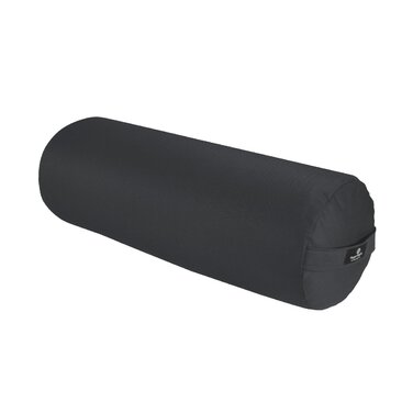 Круглий валик для йоги Hugger Mugger міцна кругла форма, високий профіль, чудово підходить для коліна, мяка підтримка, ручна робота в США, сірий