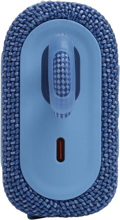 Маленька Bluetooth-колонка з переробленого матеріалу синього кольору - Водонепроникна, портативна колонка для подорожей - До 5 год