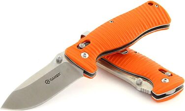 Ніж Ganzo G720 Колір рукоятки помаранчевий - Довжина клинка 9 см - Механізм замикання G-Lock - Сталь клинка нержавіюча сталь 440C