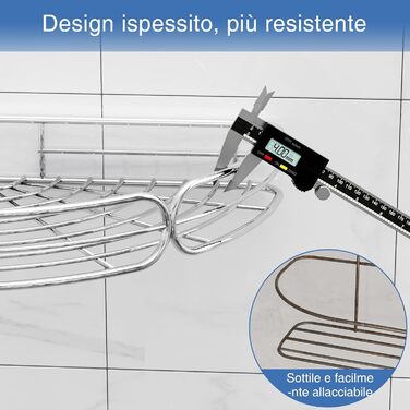 Душова полиця без свердління Душова полиця Кутова полиця Кутова полиця для ванної кімнати 2-Pack Організатор для ванної кімнати По