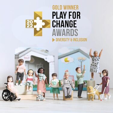 Ляльки Lundby для родини лялькових будиночків Сімейство ляльок Чарлі Гнучкі ляльки Аксесуари та фігурки Масштаб 118