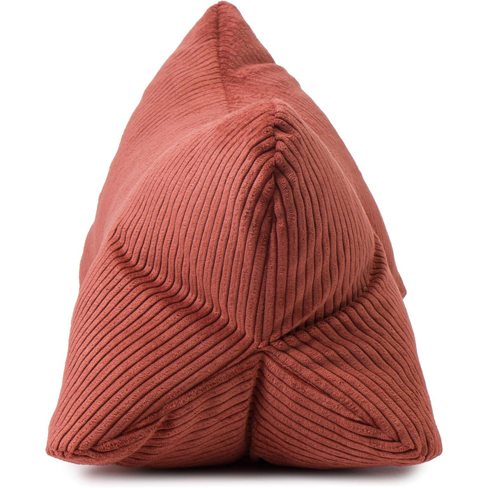 Подушка для читання Capri, подушка для шиї з тонкого вельвету, подушка для читання та відпочинку на шию та спину, 40 x 25 см - Кориця 40 x 25 см Кориця