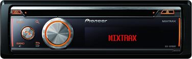 Автомобільна стереосистема Pioneer DEH-X8700BT 1DIN, вхід Bluetooth, MP3, USB та AUX, RGB-підсвічування, гучний зв'язок Bluetooth, додаток Smart Sync, 5-смуговий еквалайзер