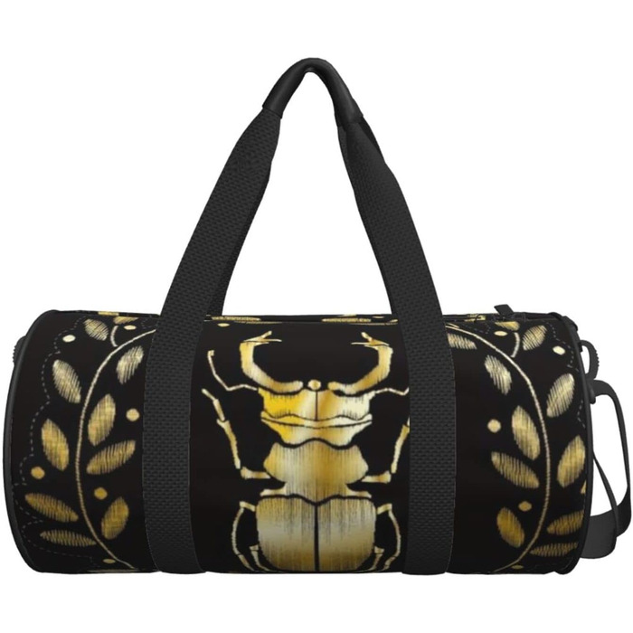 Дорожня сумка-циліндр з квітковим візерунком, спортивна сумка для чоловіків та жінок, сумка-мішок, спортивна сумка