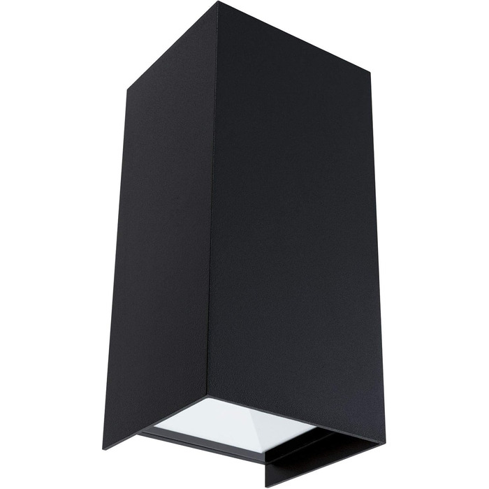 Набір з 2 вуличних настінних LED-світильників Paulmann Flame, IP44, квадратні, 2x5,8 Вт, антрацит, алюміній, 3000 K