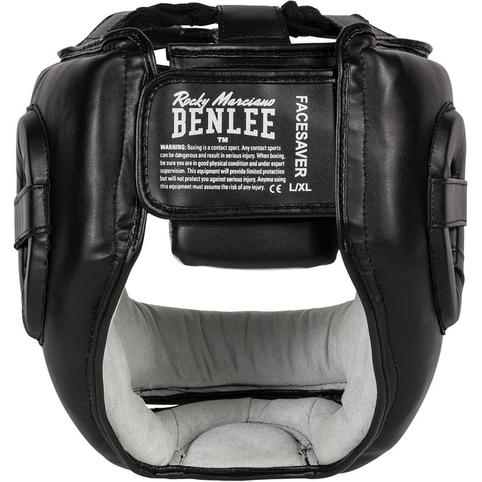 Захист для голови BENLEE зі штучної шкіри FACESAVER чорний, розмір S/M