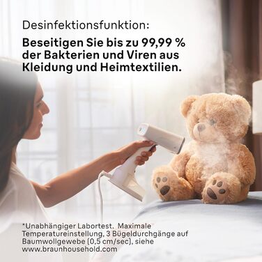 Паровий випрямляч Braun QuickStyle 5 GS5011PU, технологія Dual FreeGlide 3D, технологія FastSteam, відпарювач, пара 22 г / хв, рез