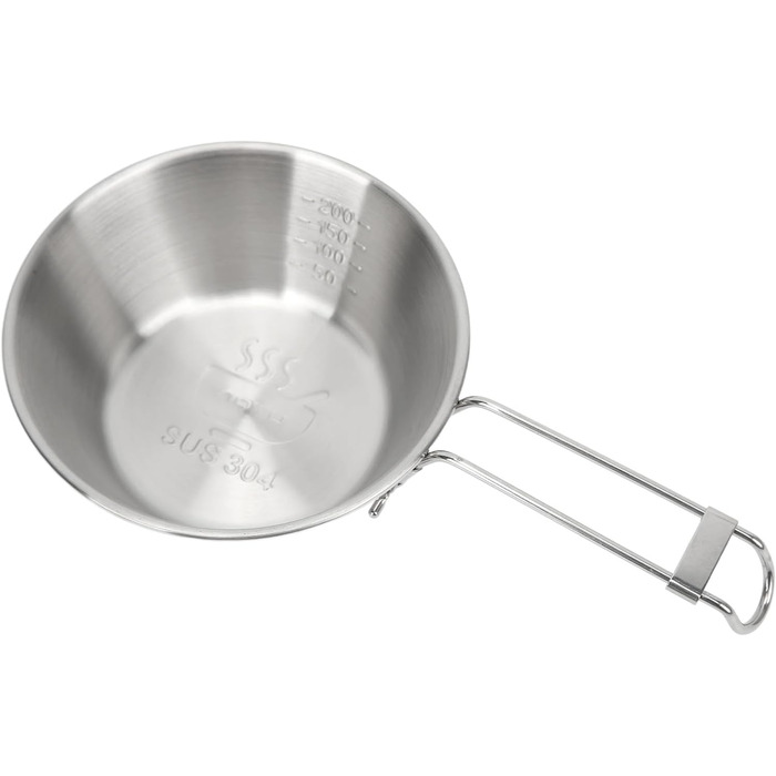 Кемпінгове начиння VGEBY, миски з нержавіючої сталі 304, портативні, складні кемпінгові миски для походів та подорожей, набір з 4 предметів об&39ємом 300 мл