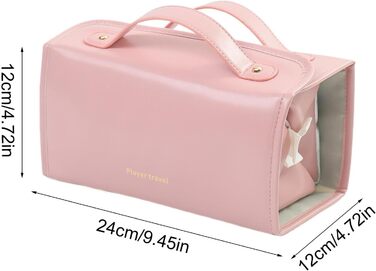 Організатор для макіяжу - дорожня косметичка тримач для пензлика для макіяжу для подорожей косметички зі знімними прозорими відділ