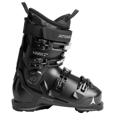 Гірськолижні черевики ATOMIC HAWX Ultra 85 W вузька колодка 98 мм, Memory-Fit, міцний PU-пластик, 3D Stretch у зоні пальців, Black / Anthracite, 39/40