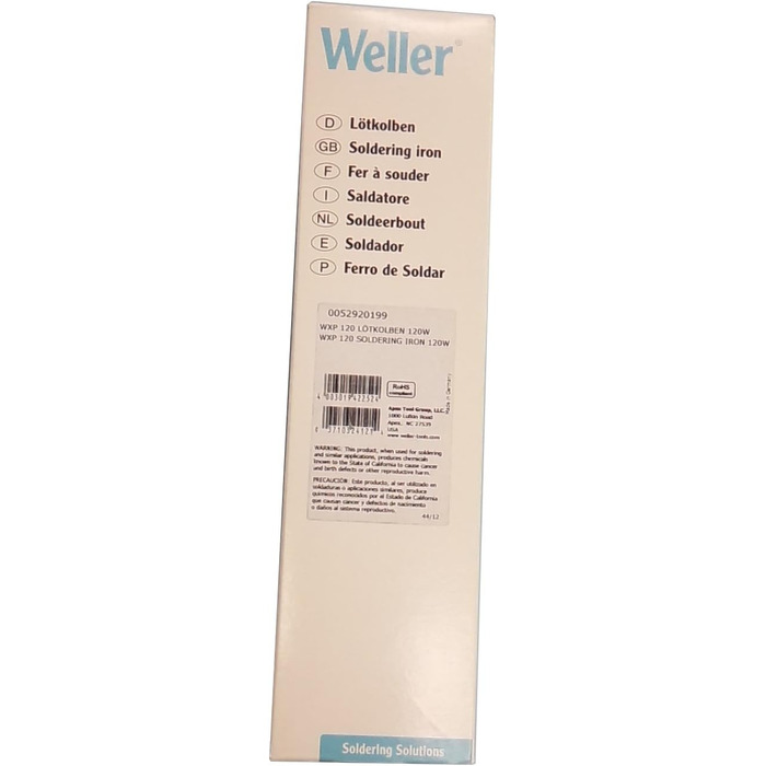 Паяльник Weller WXP 120 24 В 120 Вт форма долота 100 - 450 C