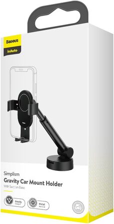 Автомобільний тримач для мобільного телефону чорно-фіолетового кольору, що обертається на 360 градусів, підходить для всіх пристро