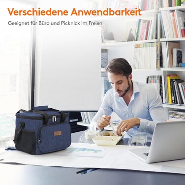 Сумка-холодильник Lifewit 24L 40 Can, маленька ізольована сумка-холодильник для використання в дорозі, складна сумка для обіду для чоловіків та жінок, водонепроникна термосумка для їжі, пива, роботи, пляжу, подорожей, темно-сіра 24L темно-сіра