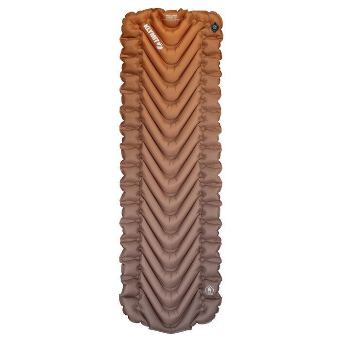 Надувний килимок Klymit Static V2 з ізоляцією Підвищений комфорт Портативний, надлегкий, легко надувається, складаний надувний матрац для кемпінгу, походів та піших прогулянок Blend