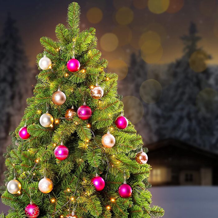 Різдвяні кульки 48 шт Casaria