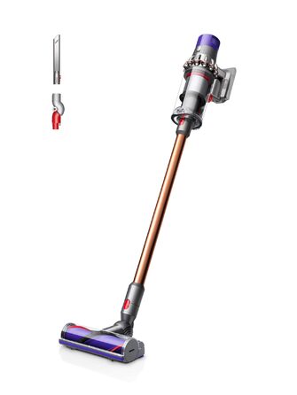 Бездротовий пилосос Dyson Cyclone V10, Nickel/Copper, 150 Airwatt адаптер для низьких поверхонь