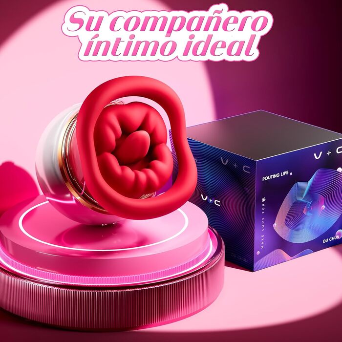 Вібратор AAVIBE 5 в 1, вакуум, язичок, підігрів, 10 режимів