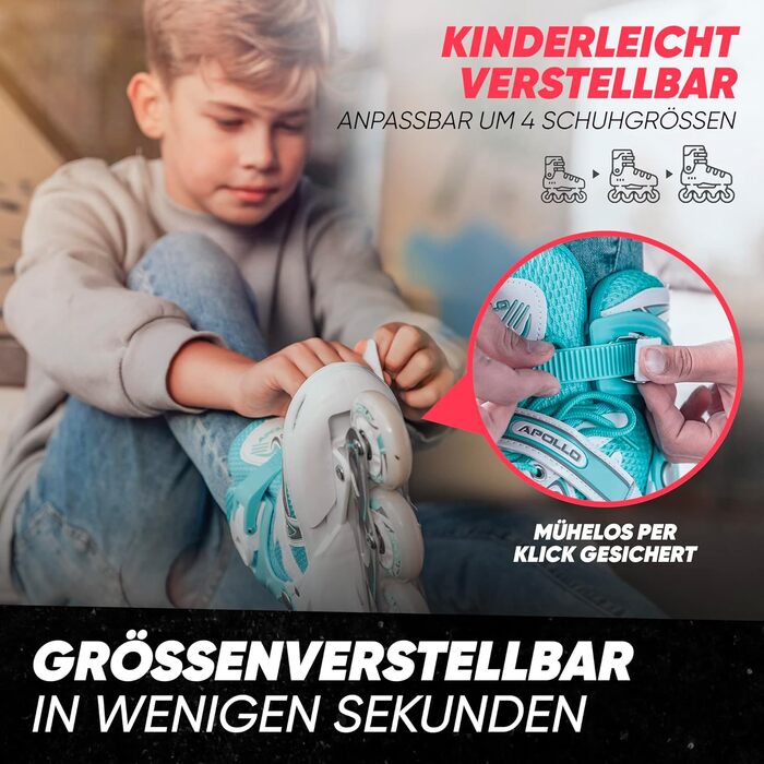 Регульовані за розміром роликові ковзани для жінок та дітей, роликові ковзани для дорослих, дівчат та хлопців 31-42 розмірів, світ