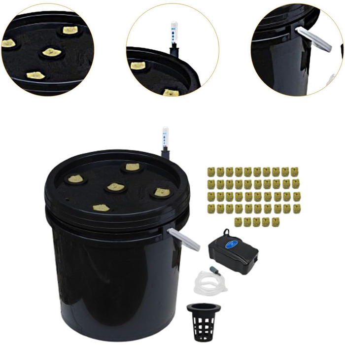 Набір систем вирощування в відрах Набір відер для внутрішнього та зовнішнього використання