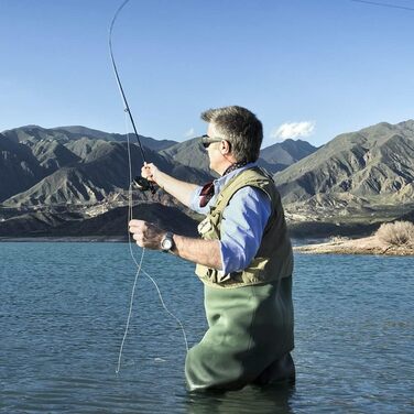Чоловічі водонепроникні вейдерси, рибальські вейдерси з ПВХ 70D з чобітьми, міцні неопренові вейдерси для риболовлі, водних видів спорту та активного відпочинку, розмір 44/45XL, зелені