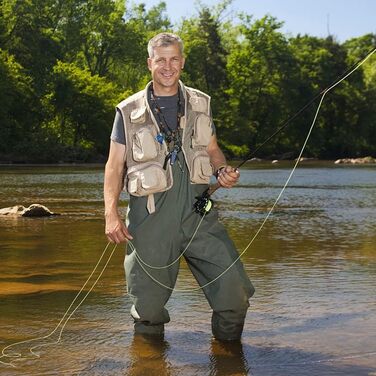 Штани для риболовлі Waders 70D Nylon Composite PVC, з нековзними гумовими чобітьми, штани для ставка, штани для повені, підходять для будівельних майданчиків, риболовлі, ферм, садів, розмір 42, зелені