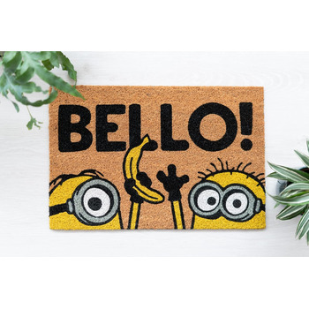 Килимок Grupo Erik Coconut Mat Minions - Килимок для вловлювання бруду 40x60 см - Забавний килимок для дверей - Килимок для дверей в приміщенні