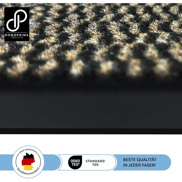 Килимок для бруду 90x150 см Коричневий меланж Комерційна якість Килимок без запаху для внутрішнього та зовнішнього використання Нековзний атмосферостійкий килимок для вхідної зони Килимок для очищення 90 x 150 см (прямокутний) Коричневий меланж