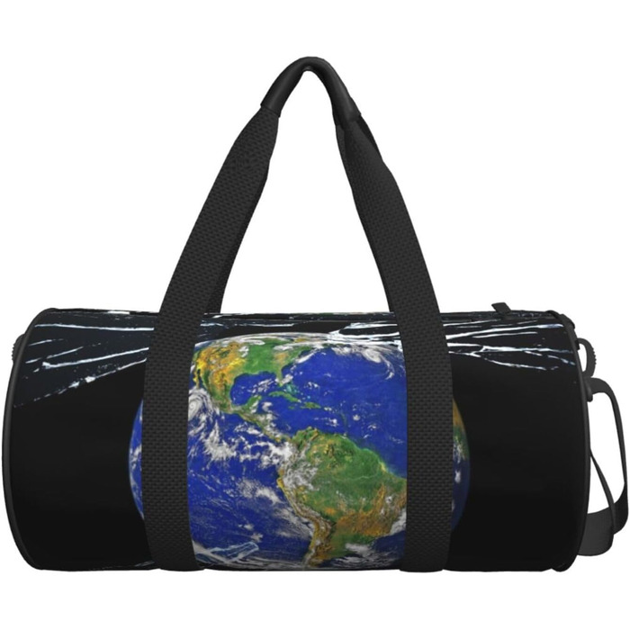 Велика спортивна сумка-дафл для подорожей Runde, міцна та з великим об'ємом, чорного кольору, універсальний розмір