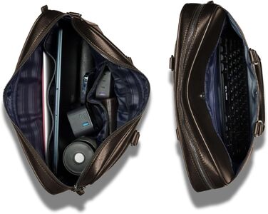 Преміальна сумка для ноутбука з екошкіри, унісекс через плече, портфель в елегантному дизайні, для ноутбуків 14/15,6/16 дюймів, ро