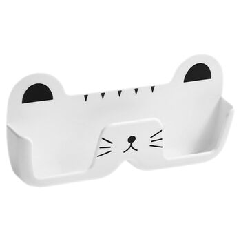 Настінний органайзер для сонцезахисних окулярів ABS-пластику, тримач для окулярів білого кольору для зберігання окулярів та дрібних предметів