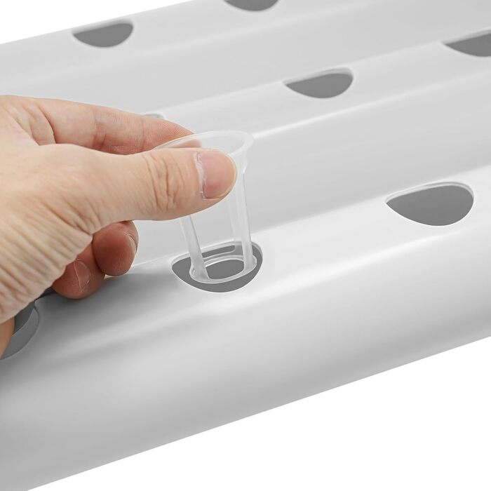 Набір для гідропонного вирощування LIAIZE із 90 місцями для рослин, 3-шарова система гідропонного вирощування, набір для гідропонного вирощування на ділянці Система гідропонного садівництва Безґрунтові труби для вирощування Вертикальний сад