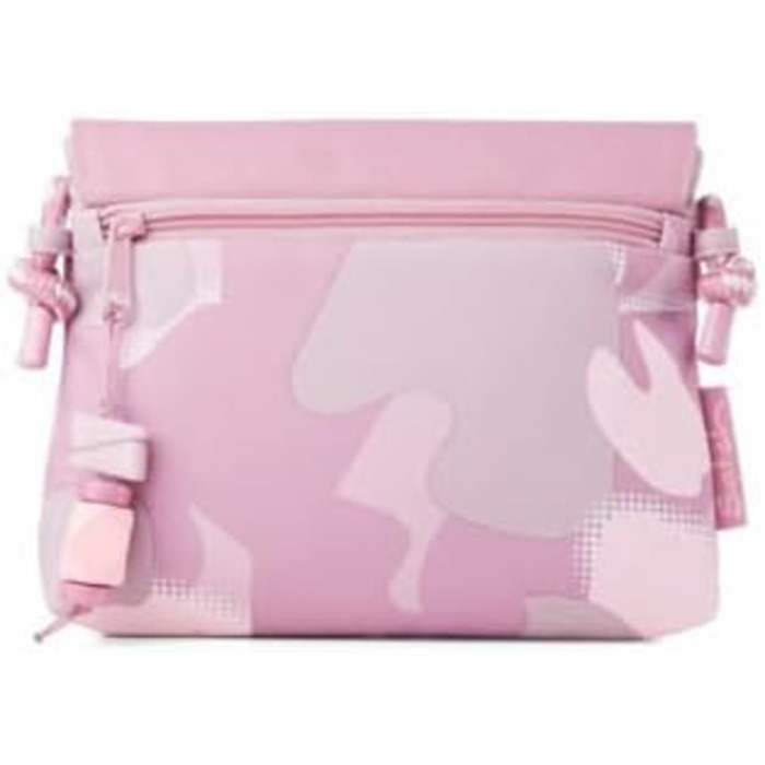 Маленька сумка-клатч Satch Clutch через плече, косметичка зі шнурком та дзеркалом для підлітків, Heartbreaker - рожева