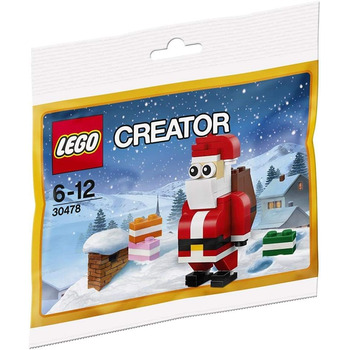 Конструктор LEGO Creator - Jolly Santa 30478, 74 деталі, фігурка Санти