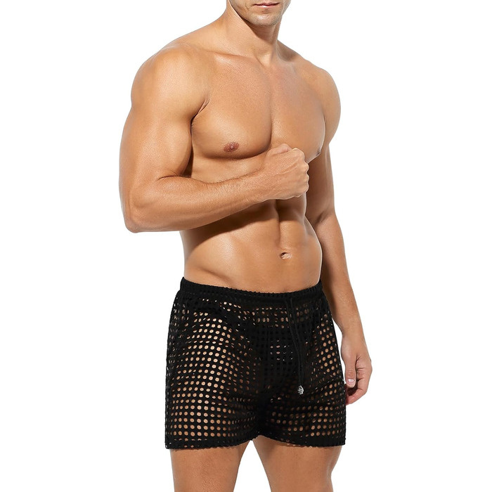 Чоловічі сітчасті шорти Casey Kevin, чорні, розмір L