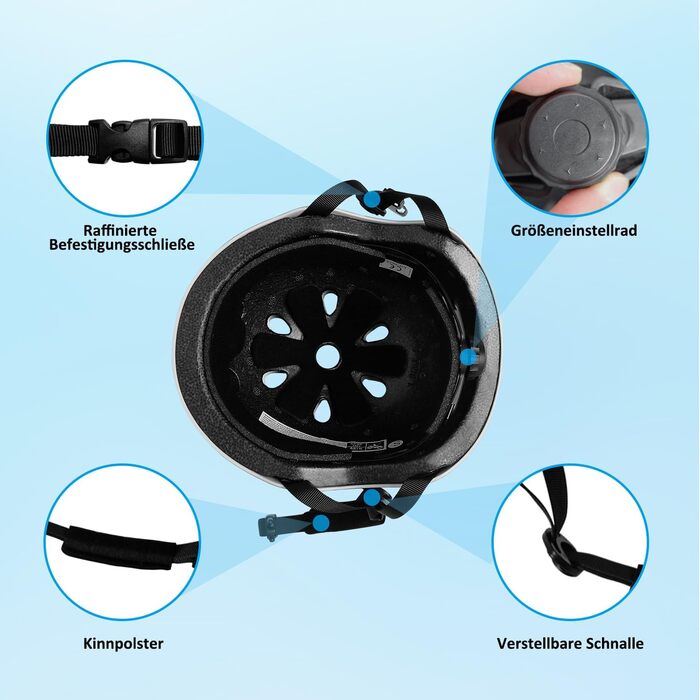 Дитячий шолом GIYIM 3 роки - Симпатичний дитячий шолом з мультяшним малюнком з регулюванням розміру, дитячий велосипедний шолом з