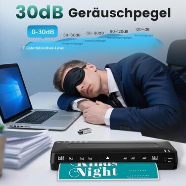 Ламінатор A3 - 5-в-1 ламінатор з ламінувальними пакетами для A3/A4/A5/A6, комплект для гарячого та холодного ламінування з різаком для паперу та закруглювачем кутів для дому, офісу, школи та фотографій - 5-в-1 ламінатор A3