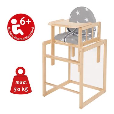 Комбінований стільчик для годування, стільчик для годування з обідньою дошкою, що трансформується в стіл і стілець, дитячий стільч