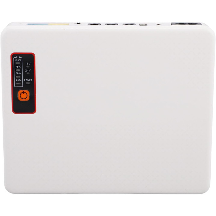 Джерело безперебійного живлення для роутера, модему, камери з USB Type-C та PoE виходом, захистом від перенапруги. Акумуляторна батарея для резервного живлення, європейська вилка., 20800 mAh