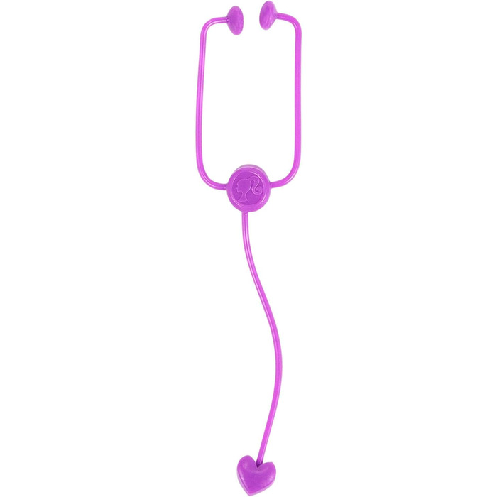 Лялька-медсестра (приблизно 30 см) з принтованим топом і рожевими штанцями, білими туфельками та стетоскопом, чудова іграшка в под