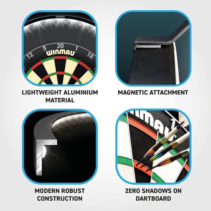 Ліхтар для мішені для дартсу Winmau Polaris та аксесуари