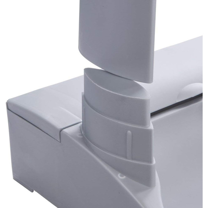 Підставка для сміттєвих контейнерів keeeper system з інтегрованим відсіком для зберігання, 60-120 л, Ole, сріблястий