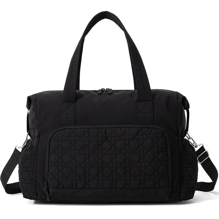 Жіноча дорожня сумка 39x32x20 см, ручна поклажа, дорожня сумка для вихідних на 40 л, водонепроникна спортивна сумка з вологим відділенням, сумка для плавання, лікарняна сумка, сумка для пологів, дорожня сумка для авіаперельотів, спортивна, чорна дорожня с