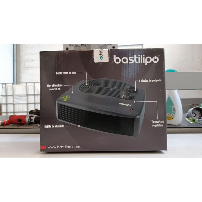 Горизонтальний вентилятор PTC преміум-графіт, 750/1500 Вт, термостат, 1500-PTC