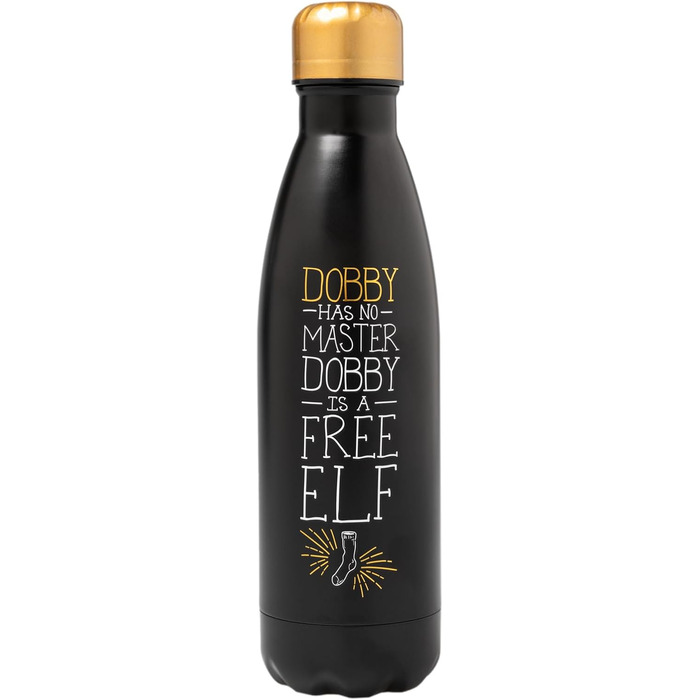 Термос Grupo Erik Dobby з нержавіючої сталі 500 мл - Спортивна пляшка для води 500 мл - Дитяча пляшка для води - Товар для фанатів Гаррі Поттера, кобальтовий