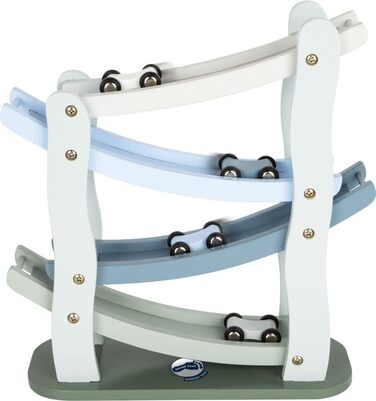 Невелика пішохідна гоночна траса в каскадному стилі з дерева, з чотирма дерев&39яними автомобілями, для дітей від 3 років, 11651,