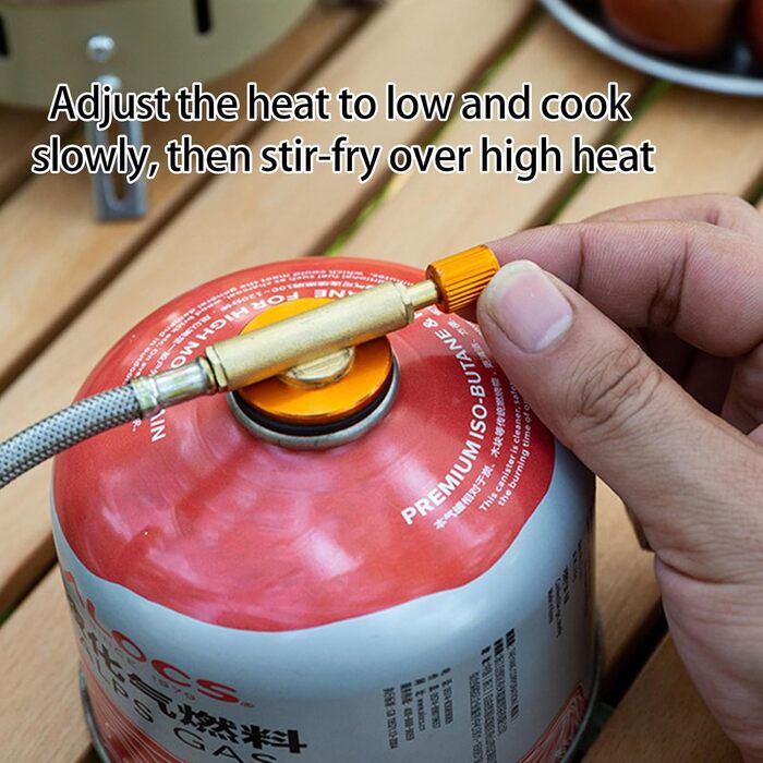 Міцний газовий пальник для кемпінгу, зручна плита для подорожей, кемпінг на свіжому повітрі для походів та пляжних вечірок, вітростійке портативне спорядження